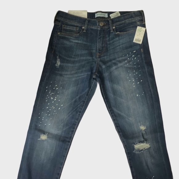 Banana Republic Skinny Ankle Distressed Jeans - Picture 3 of 6